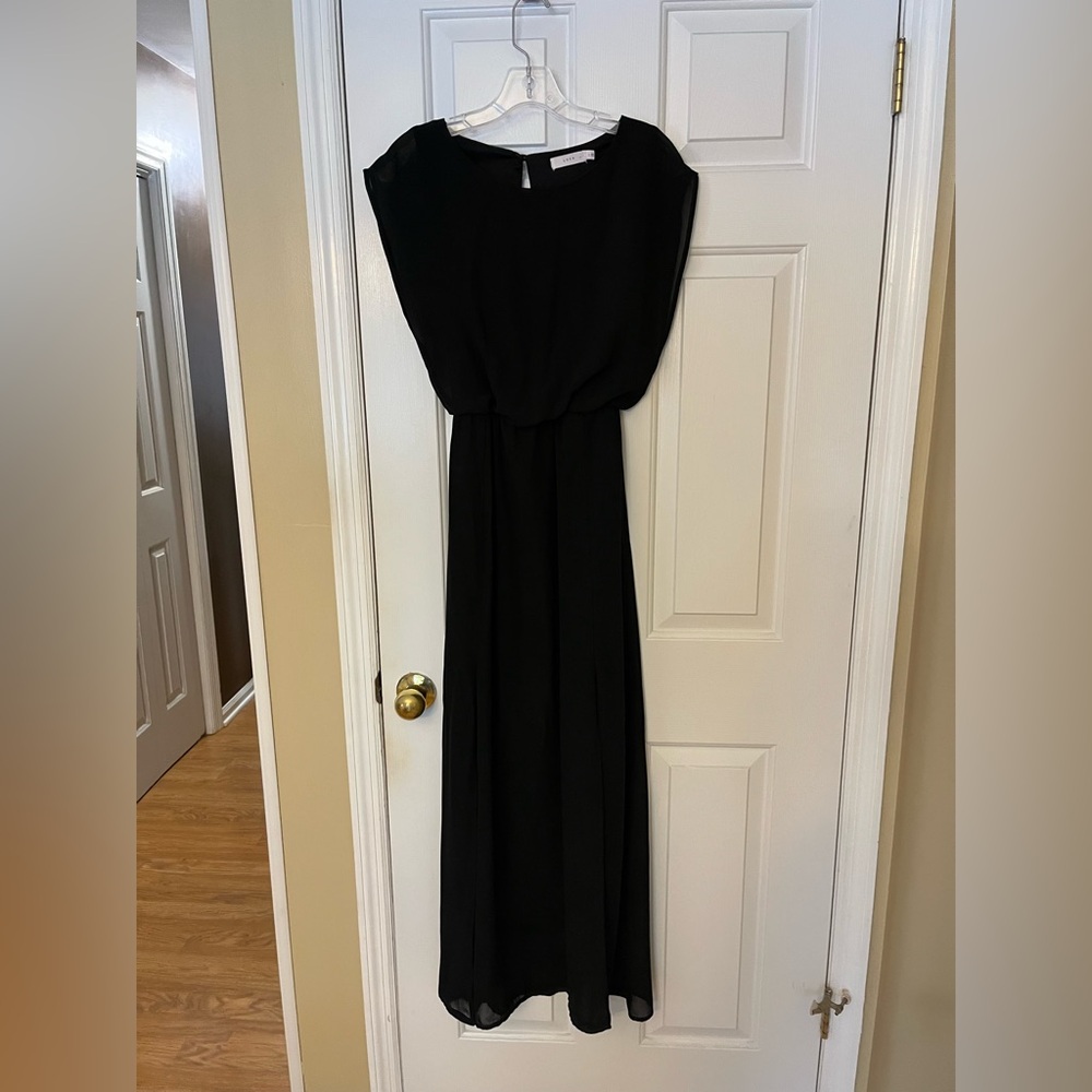 Lush Black Maxi Dress